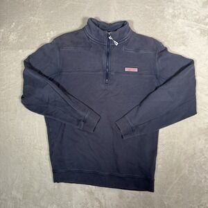 Vineyard Vines The Shep Shirt Men’s M Navy Quarter Zip Pullover Sweatshirt